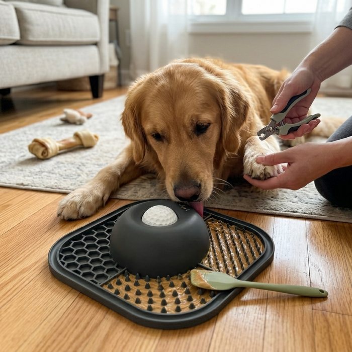 Grooming distraction