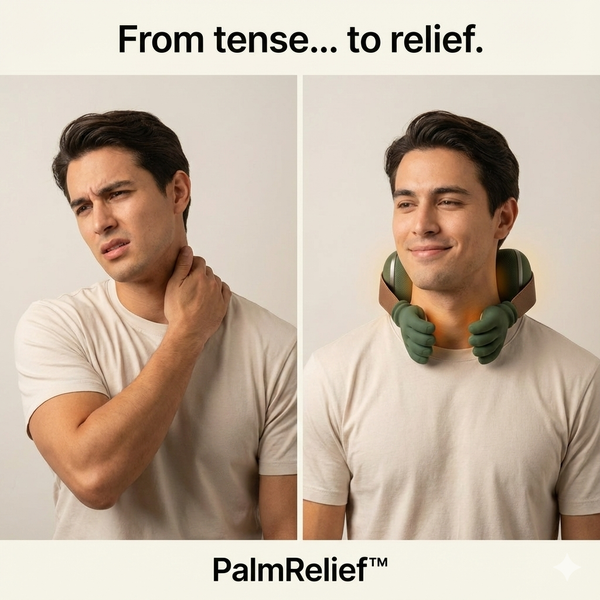 PalmRelief Wireless Neck Massage Pro
