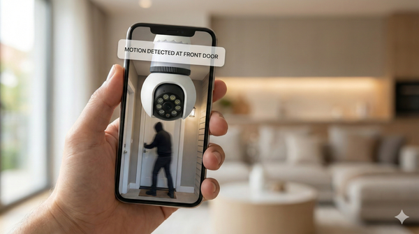 Smart Bulb Camera with Night Vision