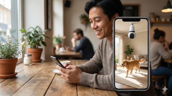 Smart Bulb Camera with Night Vision