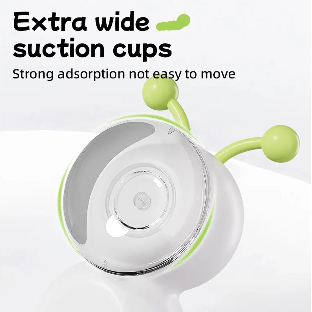 Caterpillar Interactive Cat Toy Motion Activated Wack A Worm Post Toy Rechargeable Automatic Teasing Cat Toy with Tail for Cats