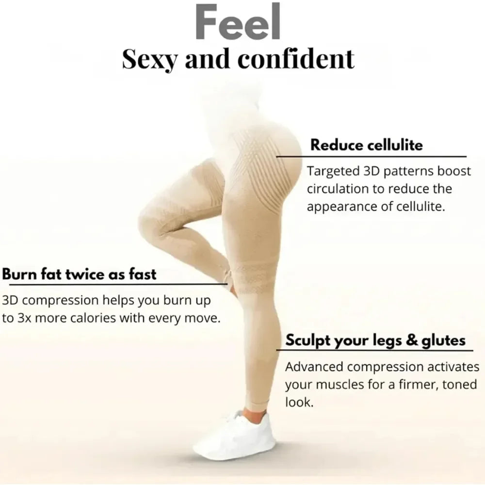 CurveSculpt Anti-Cellulite Leggings