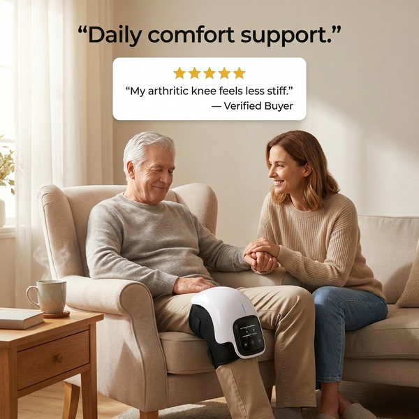KneeCalm Heated Pulse Relief Pad