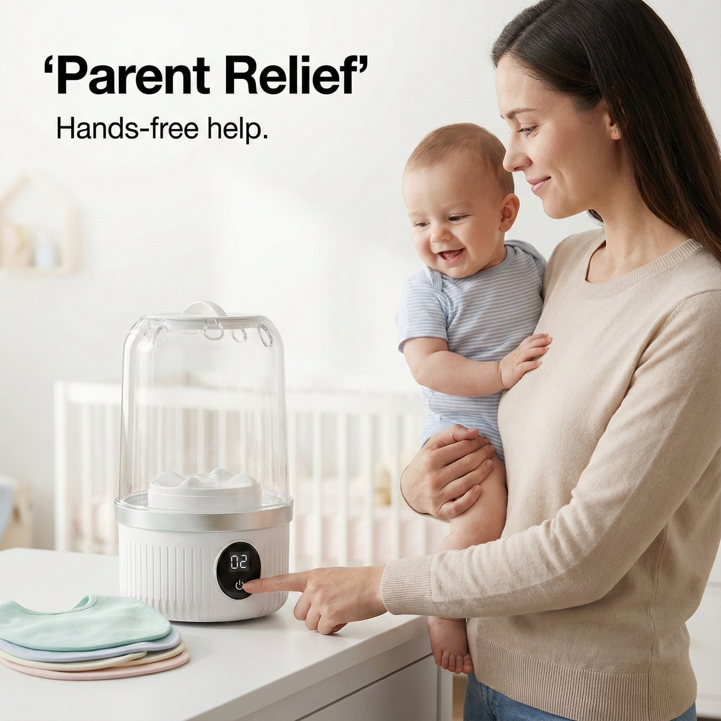 FreshBib Rinse Washer